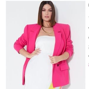 Fuschia Pink Blazer. Size 16.